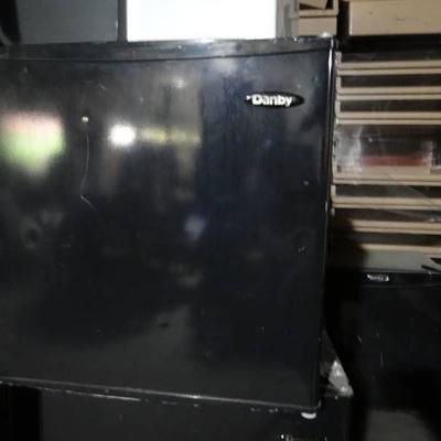 Black Mini Danby Refrigerators Model # DCR017A2BDB..