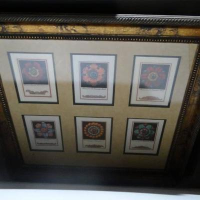 6 Assorted Pictures With Frames