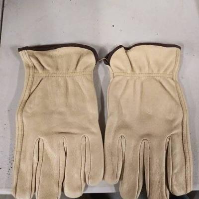 Lot (12) Pairs Memphis industrial leather work g ...
