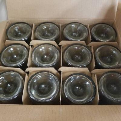 Case of Clear Glass Wine Bottles 12  case - Two