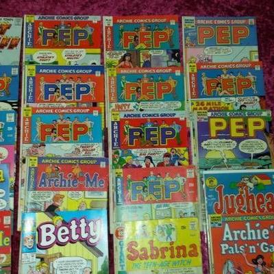 Lot of 20 Archie and the Gang Pep Comic Books
