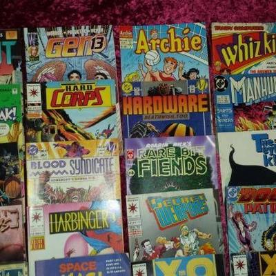Lot of 20 Misc Comic Books