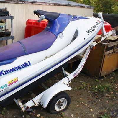 750SS Kawasaki Jet Ski with Trailer 