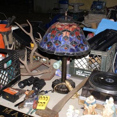 Leaded Glass Table Lamp 