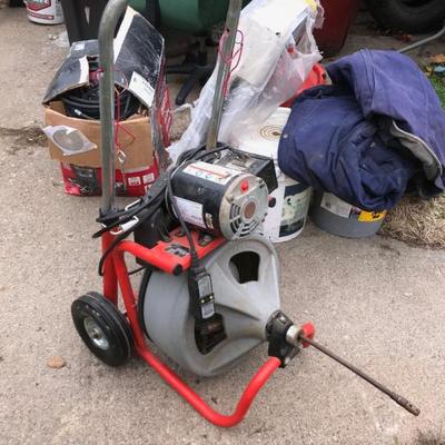 Ridgid K-400 Cable Drum Machine
