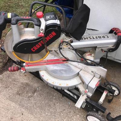 Craftsman Compound Miter Saw on Stand
