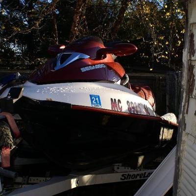 SEA-DOO Bombardier GTXr Jet Ski & Trailer 