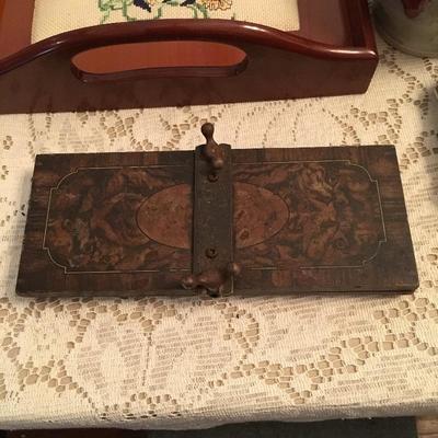 Antique flower press