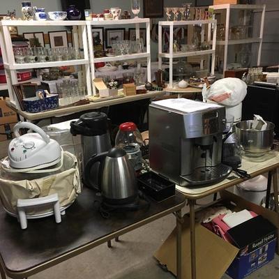 Espresso machine and other small appliances 