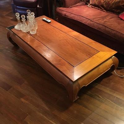 Large low Indonesian coffee table
