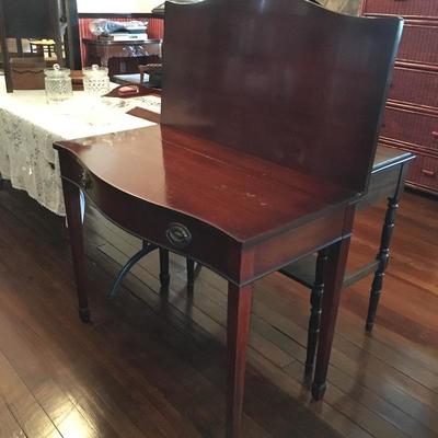 Card/game table - folds out