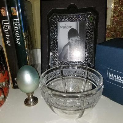 Waterford Picture Frame and Bowl
