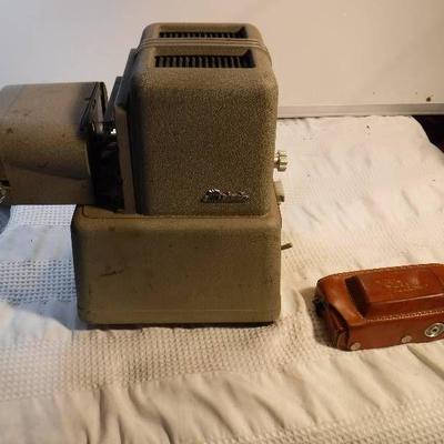 stereo camera and slide projector