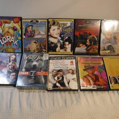 Lot of 10 DVD's