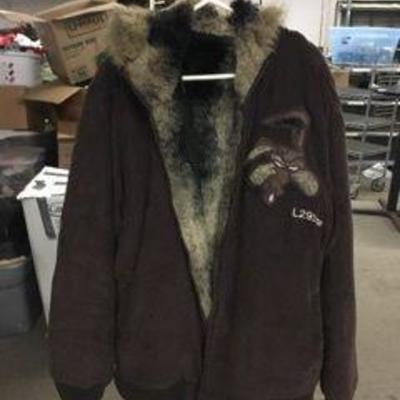 Wylie Coyote Brown Lined Hooded Coat