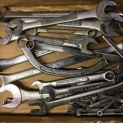assorted craftsman wrenches