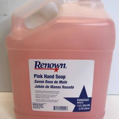 1 GALLON OF RENOWN PINK HAND SOAP