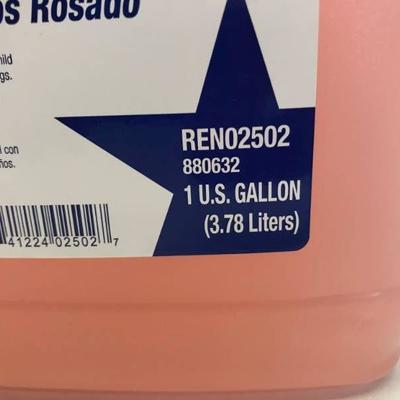 1 GALLON OF RENOWN PINK HAND SOAP.