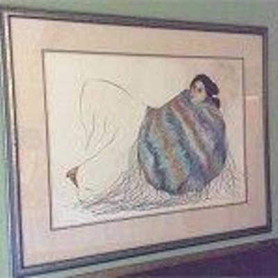 Limited Edition R.C. Gorman Signed Lithograph