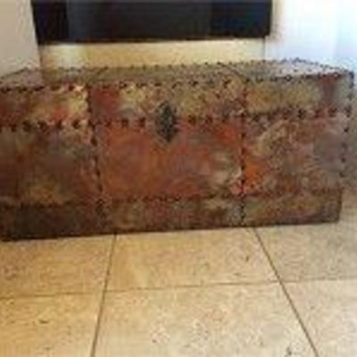 Copper Riveted and Copper Covered Trunk