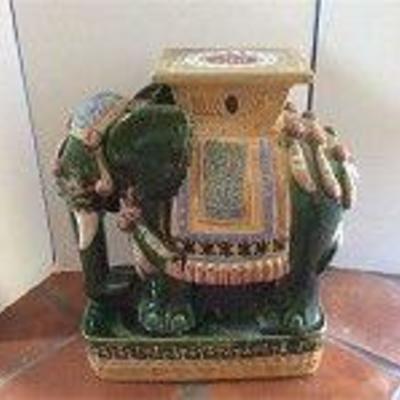 Ceramic Elephant Stand