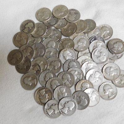 58 - Washington Silver Quarters 