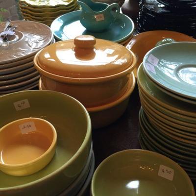 Bauer and LuRay dishes 