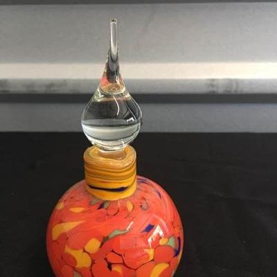 Art glass very cool perfume bottle