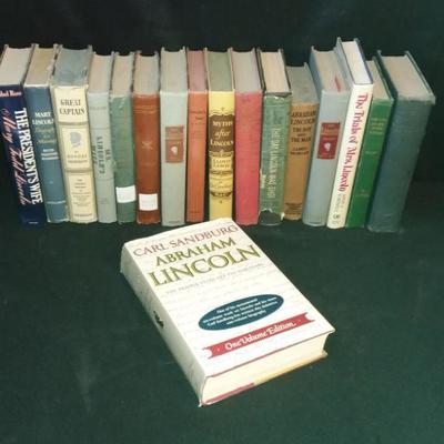 Collection of Abraham Lincoln Books