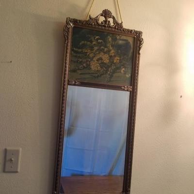 Lovely Ornate Old Wall Mirror