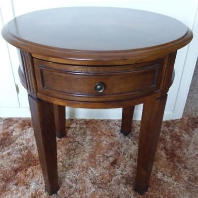 Marquetry End Table