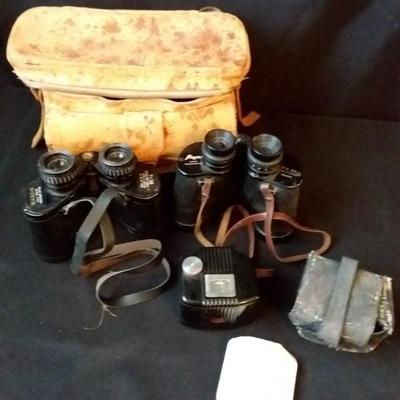 Vintage Binoculars & Baby Brownie