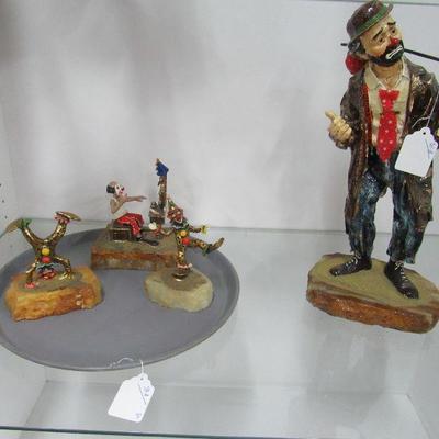 Ron Kelly clown figures from the 80's