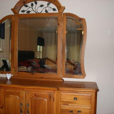 Pennsylvania House dresser and mirror.