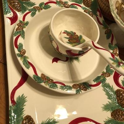 Christmas serving dishes 