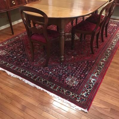 Rug (table not for sale)