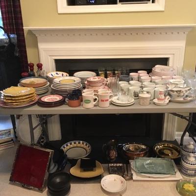 Many household and kitchen items