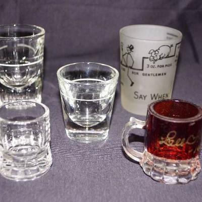 Shot Glass Lot- Some Vintage