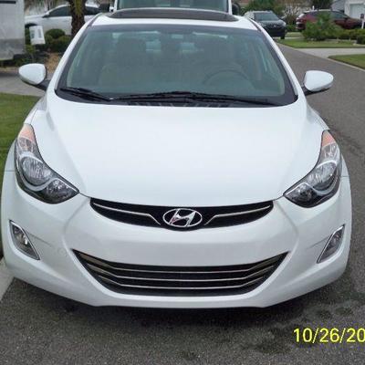 2013 Hyundai Elantra Limited 4 door sedan with 37,316 miles, leather seats and sunroof - Asking Price $10,800.00 . There are 27 photos of...