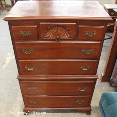 SOLID Cherry Shell Carved Chest
Located Inside â€“ Auction Estimate $100-$300
