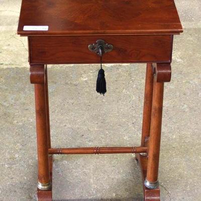 Mahogany 1 Drawer Stand
Located Inside â€“ Auction Estimate $50-$100

