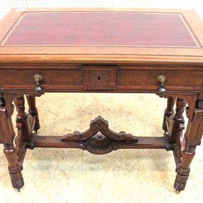 ANTIQUE Walnut Victorian Leather Top Writing Desk
Located Inside â€“ Auction Estimate $100-$300
