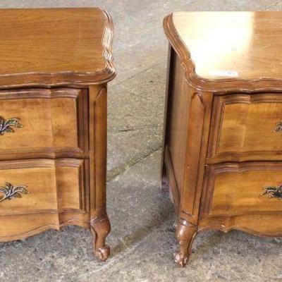 SOLID Mahogany French Provincial Style Night Stands
Located Inside â€“ Auction Estimate $100-$200
