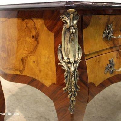ELABORATE French Style Inlaid with Exotic Woods and Applied Bronze Desk
Located Inside â€“ Auction Estimate $300-$600
