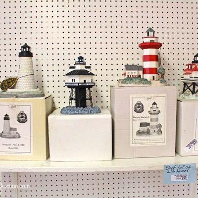 Large Collection of Light Houses with Original Boxes
Located Inside â€“ Auction Estimate $20-$40 each
