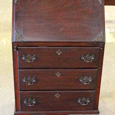 SOLID Mahogany Slant Front Ball and Claw Secretary
Located Dock â€“ Auction Estimate $100-$200
