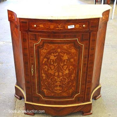 French Style Mahogany Inlaid 1 Door 1 Drawer Side Cabinet
Located Inside â€“ Auction Estimate $200-$400

