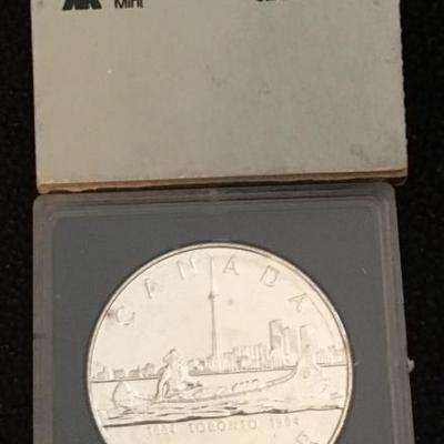 Canadian silver dollar