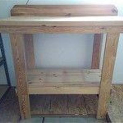 Solid Wood Workbench
