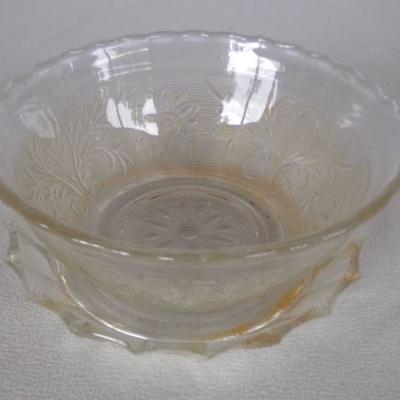 glass candy bowl and glass bowl